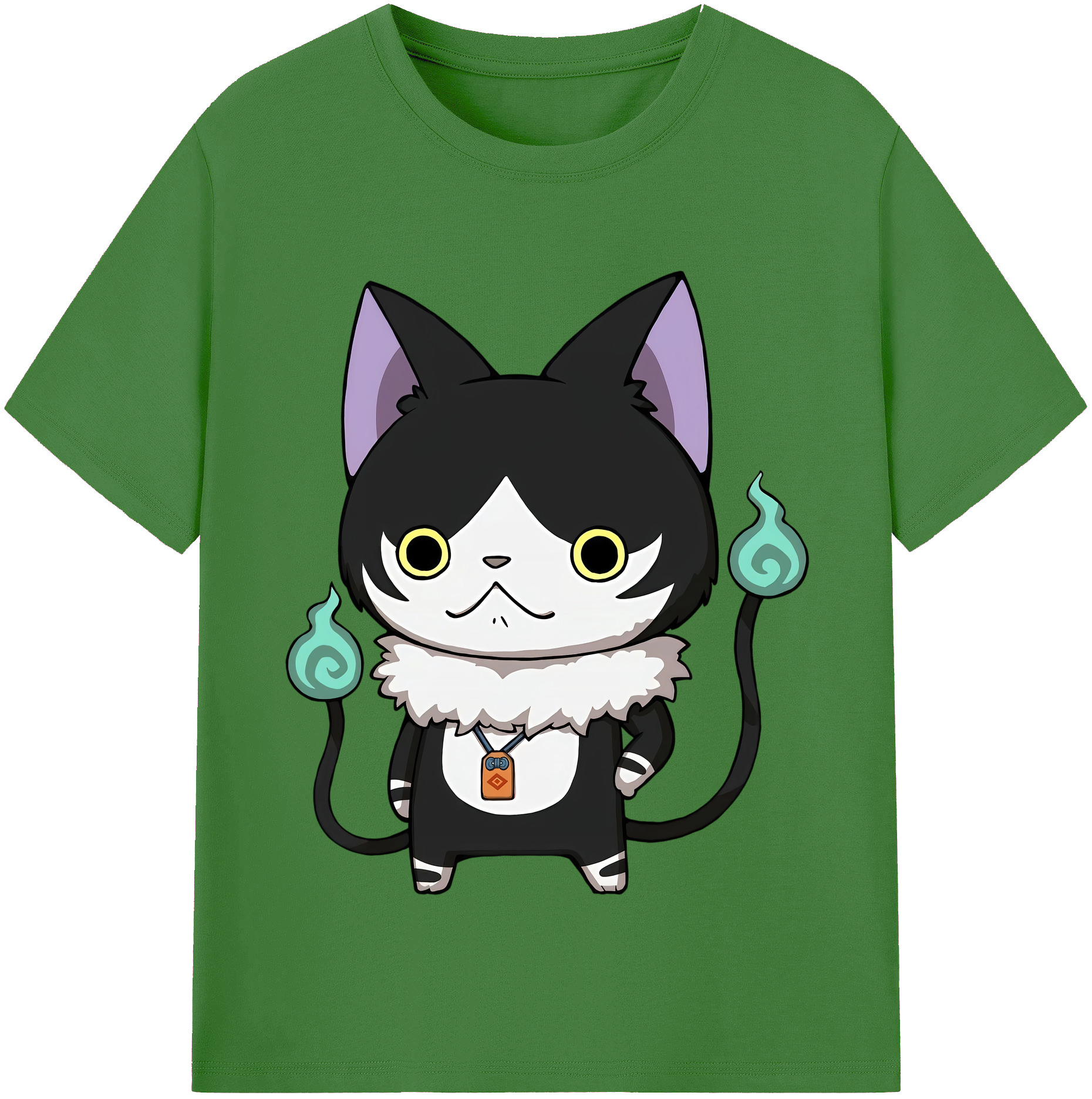 （画像用） 妖怪ウォッチ Yo-kai Watch レディースカジュアルプリントTシャツ（綿100％）